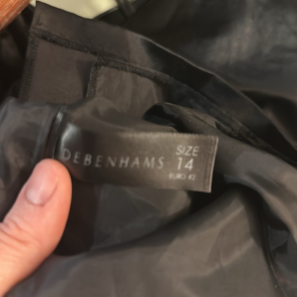 EUC RedHerring Special Edition Cap Sleeve Square Neck Black Cocktail Dress Sz 14 - Picture 6 of 6